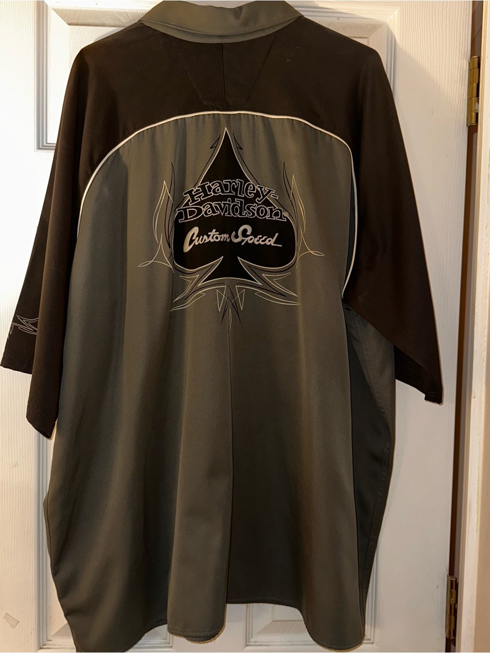 Harley-Davidson XXL Black and Gray Custom Speed Spade Shirt